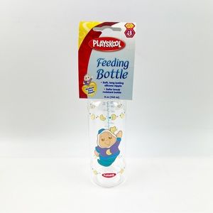 NEW Playskool Gloworm Feeding Baby Bottle Hasbro Glow Worm 2006 Silicone Nipple